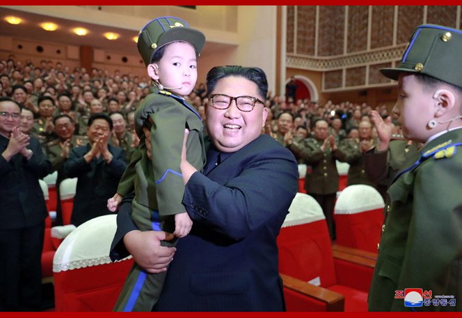 Supreme Leader Kim Jong Un Enjoys Art Performance Given by KPA Officers