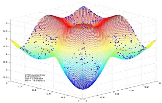 밀도함수에 기초한 검은함다목적최량화문제의 한가지 믿음구역법